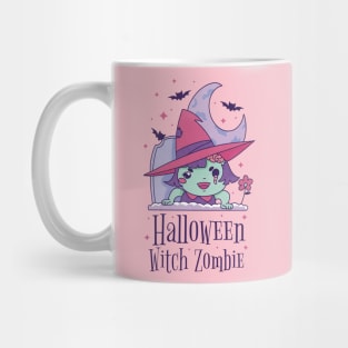 Cute zombie witch child Mug